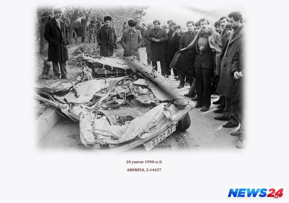 Milli Arxiv İdarəsi tərəfindən 20 Yanvar faciəsi ilə bağlı virtual sərgi açılıb - FOTO