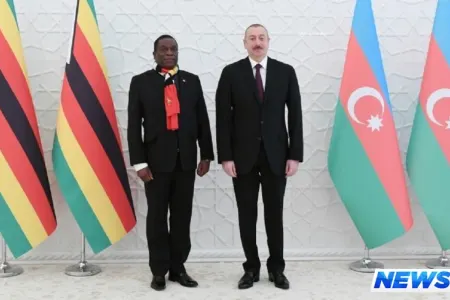 Azərbaycan və Zimbabve prezidentlərinin görüşü olub