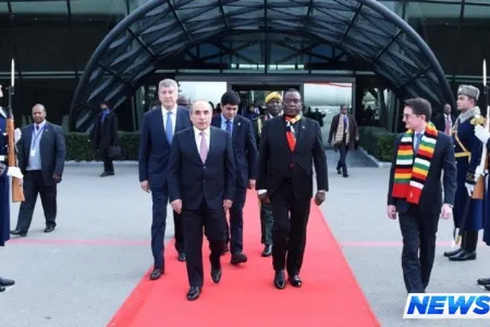 Zimbabve Prezidentinin Azərbaycana səfəri başa çatıb