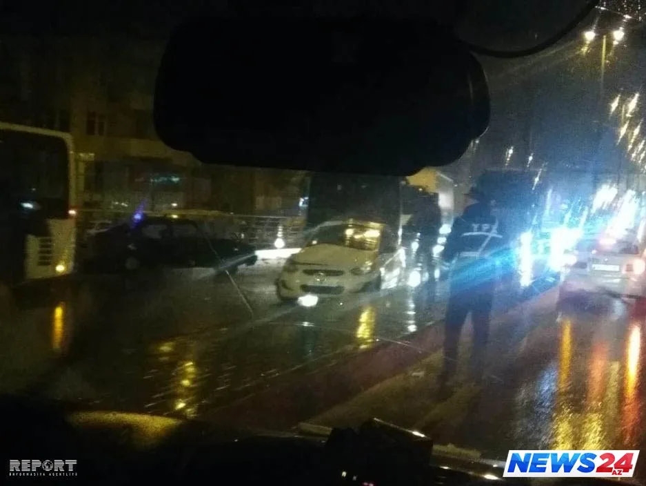 Ziya Bünyadov prospektində ağır - FOTOLAR