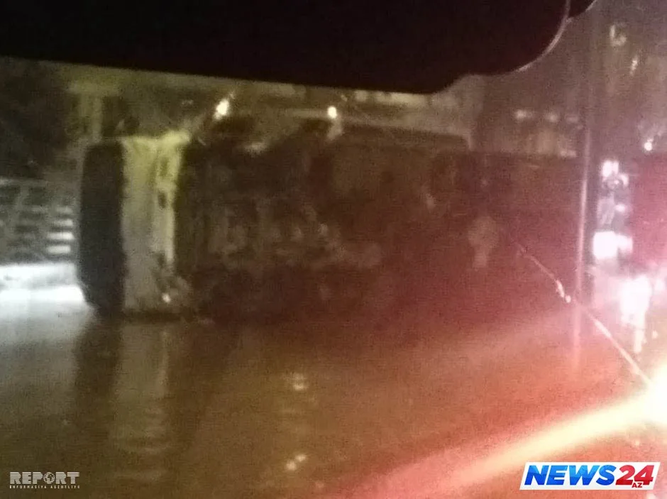 Ziya Bünyadov prospektində ağır - FOTOLAR