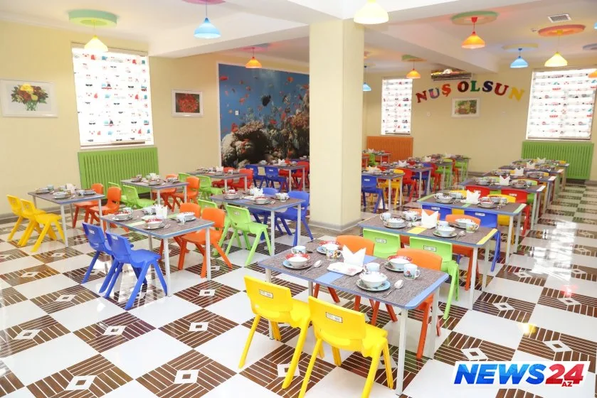 Birinci vitse-prezident Mehriban Əliyeva Bakının Xətai rayonunda yeni inşa olunmuş 6 saylı uşaq bağçasının açılışında - FOTOLAR