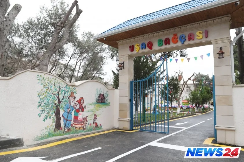 Birinci vitse-prezident Mehriban Əliyeva Bakının Xətai rayonunda yeni inşa olunmuş 6 saylı uşaq bağçasının açılışında - FOTOLAR
