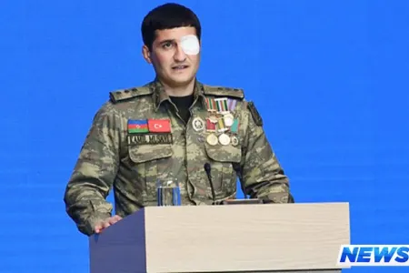 Qarabağ qazisinin çıxışı Mehriban Əliyevanı kövrəltdi – VİDEO