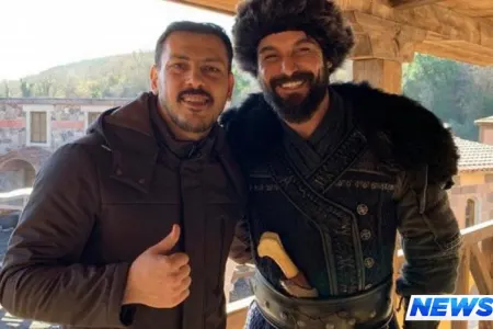 Zabit Səmədov “Diriliş Ertuğrul”un çəkiliş meydanında - Fotolar