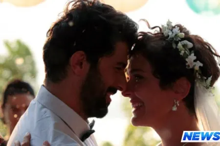 "İlin toyu" - Bergüzar Korel və Engin Akyürek - FOTO