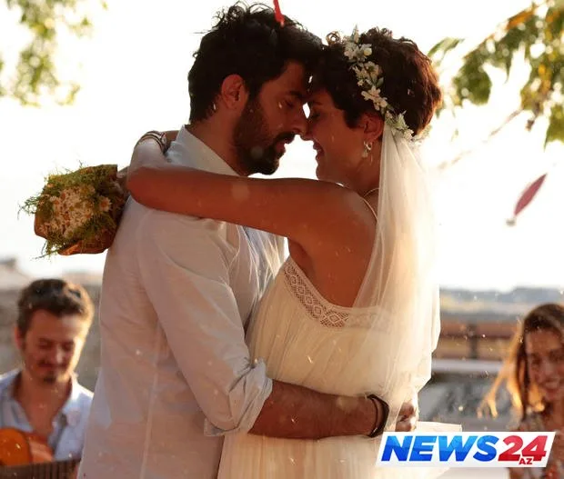 "İlin toyu" - Bergüzar Korel və Engin Akyürek - FOTO