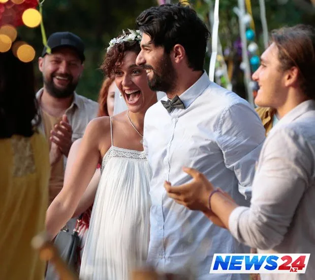 "İlin toyu" - Bergüzar Korel və Engin Akyürek - FOTO