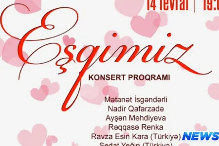 Azərbaycanlı məşhurlar Sevgililər Günündə bir araya gələcək - "Eşqimiz"
