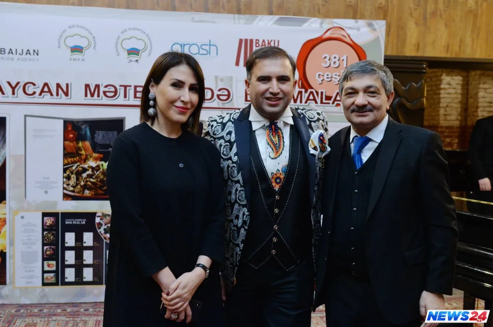 “Azərbaycan mətbəxində dolmalar. 381 çeşid” kitabı təqdim olundu - FOTOLAR