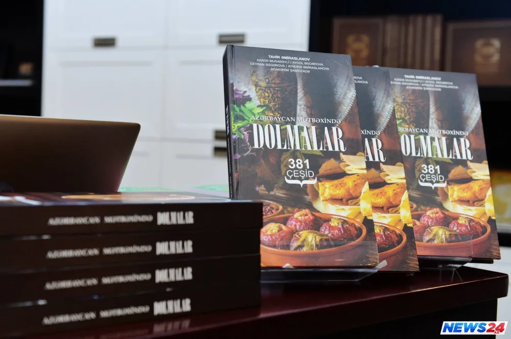 “Azərbaycan mətbəxində dolmalar. 381 çeşid” kitabı təqdim olundu - FOTOLAR