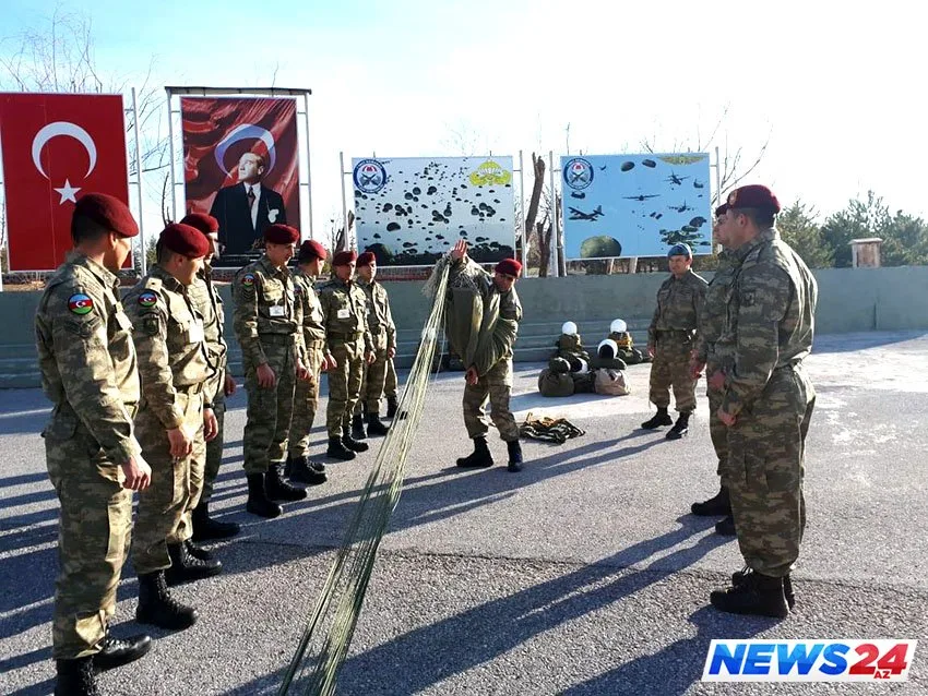 Azərbaycan hərbçiləri beynəlxalq qış təliminə hazırlaşır - VİDEO