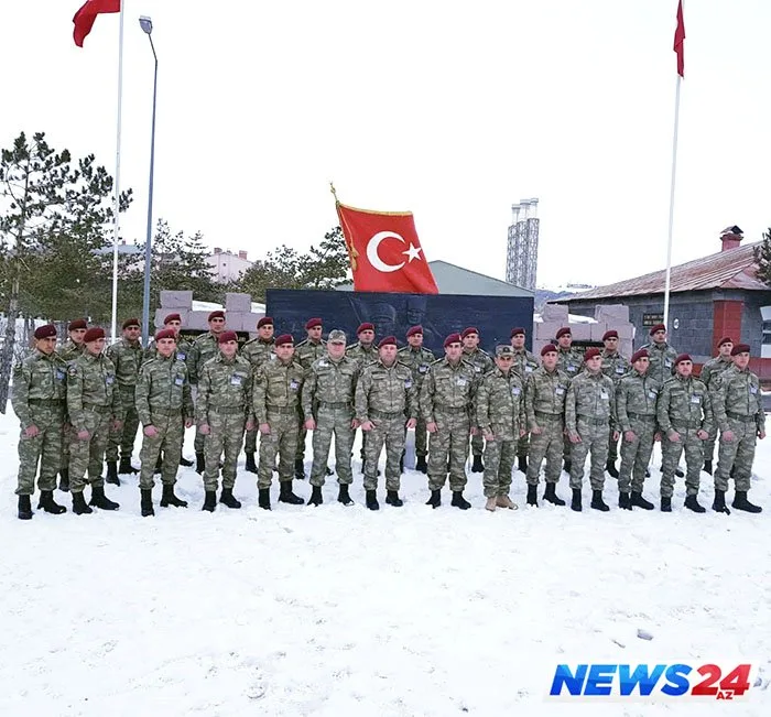 Azərbaycan hərbçiləri beynəlxalq qış təliminə hazırlaşır - VİDEO