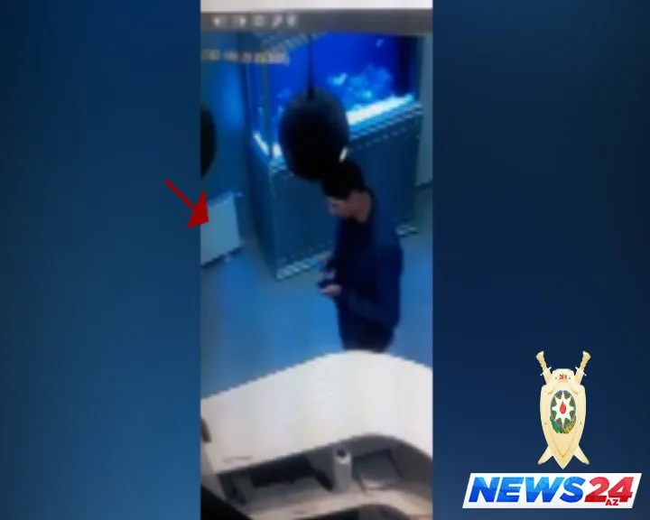 Bakıda özəl klinikalardan silsilə oğurluqlar edən şəxs saxlanılıb - FOTO