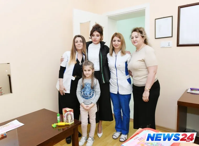 Mehriban Əliyeva Bakıdakı Uşaq Psixonevroloji Mərkəzində olub