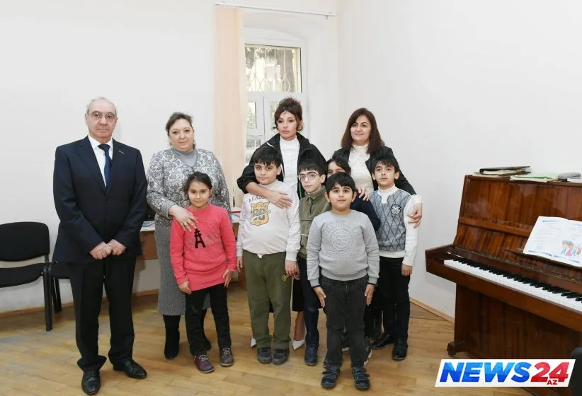 Birinci vitse-prezident 268 nömrəli xüsusi məktəbdə olub