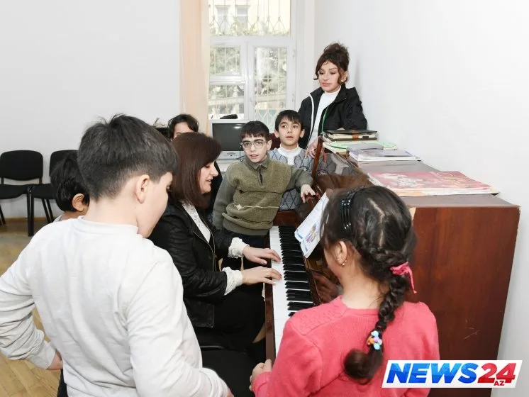 Birinci vitse-prezident 268 nömrəli xüsusi məktəbdə olub