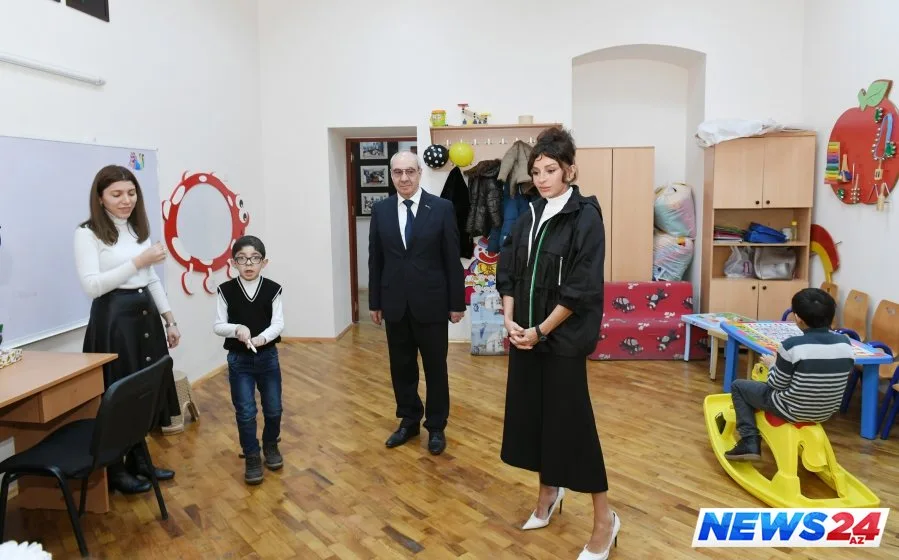 Birinci vitse-prezident 268 nömrəli xüsusi məktəbdə olub