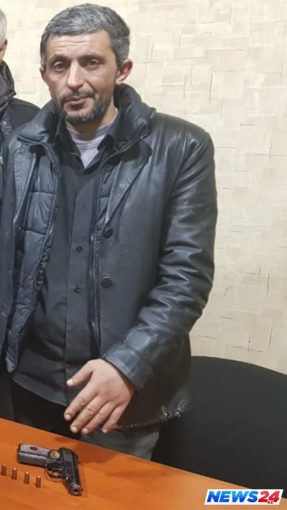 Bakıda 5 dəfə məhkum olunan şəxsdən “Makarov” markalı tapança aşkar edilib