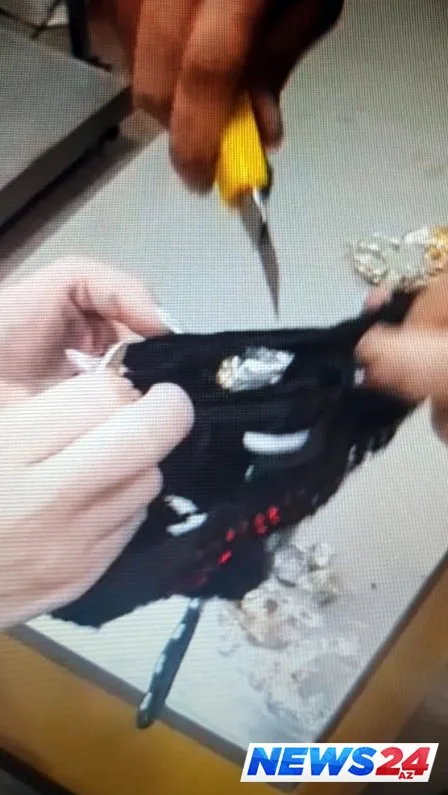 İstanbuldan Bakıya külli miqdarda qızıl gətirən qadınlar saxlanılıb - FOTO