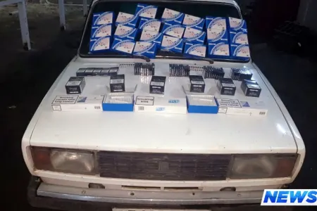 Avtomobildə gizlədilən siqaretlər və xüsusi kağız bükümlər aşkarlanıb - FOTO - VİDEO