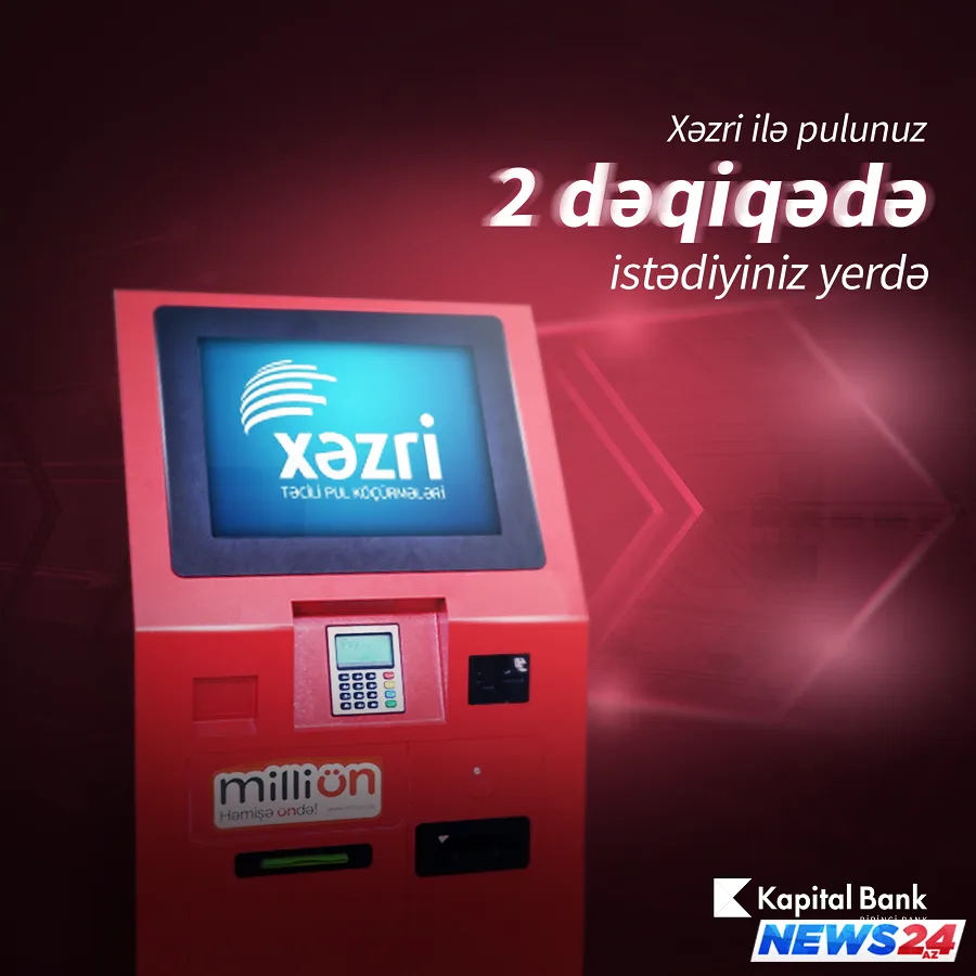 MilliÖn-lə göndər, bankomatdan al - FOTO