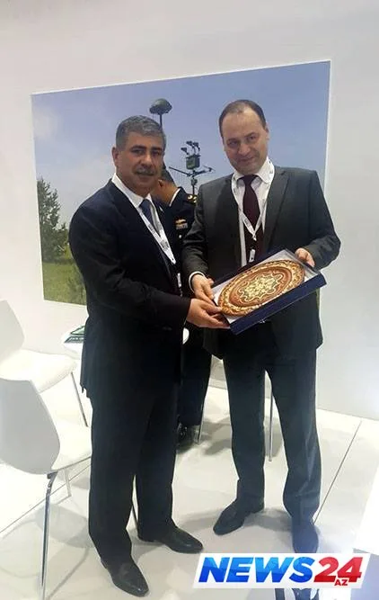 Azərbaycan və Belarus Müdafiə nazirləri görüşüb - FOTO