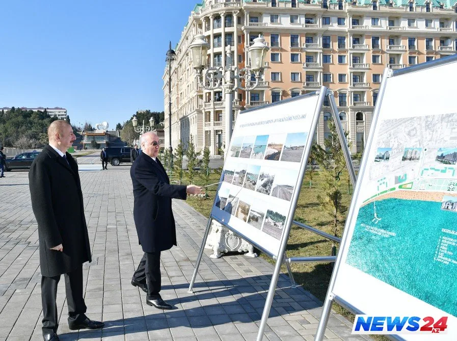 İlham Əliyev Sumqayıt sakinləri ilə görüşüb - FOTOLAR