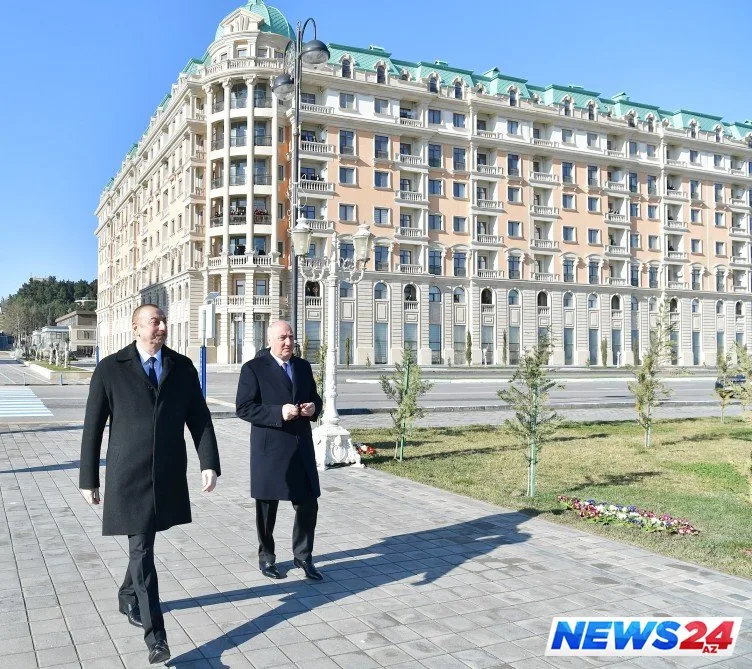 İlham Əliyev Sumqayıt sakinləri ilə görüşüb - FOTOLAR