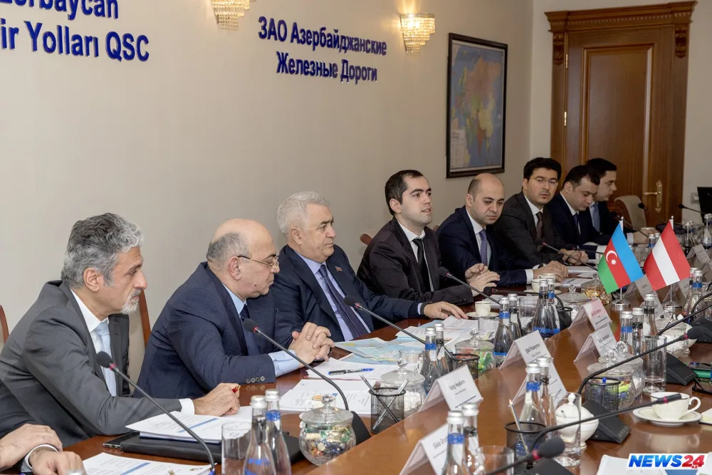 “Avstriya Federal Dəmir Yolları” ilə ikitərəfli əməkdaşlıq əlaqələri müzakirə olunub