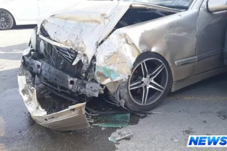 Şəkidə baş verən yol qəzasında xəsarət alan var