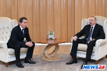 Prezident İlham Əliyevin İtaliyanın iqtisadi inkişaf nazirinin müavini ilə görüşü olub - FOTO