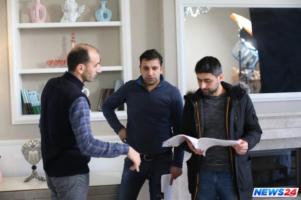 Aynişan Quliyeva kinoya çəkilir - FOTO