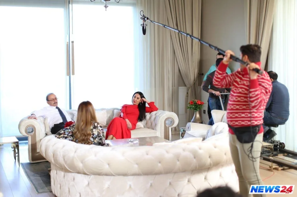 Aynişan Quliyeva kinoya çəkilir - FOTO