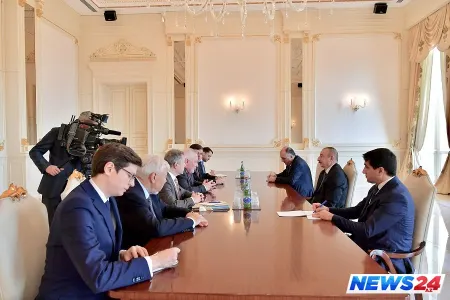 İlham Əliyev ATƏT-in Minsk qrupunun həmsədrlərini qəbul edib