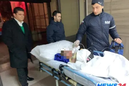 Ailə münaqişəsi zamanı üzü yanan 2 yaşlı körpənin ürək dağlayan - Son GÖRÜNTÜLƏRİ- VİDEO