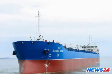 “Şah İsmayıl Xətai” tankerinin əsaslı təmiri başa çatıb - FOTO