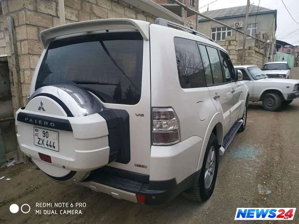 Baş redaktorun avtomobilini qarət etdilər - FOTOLAR