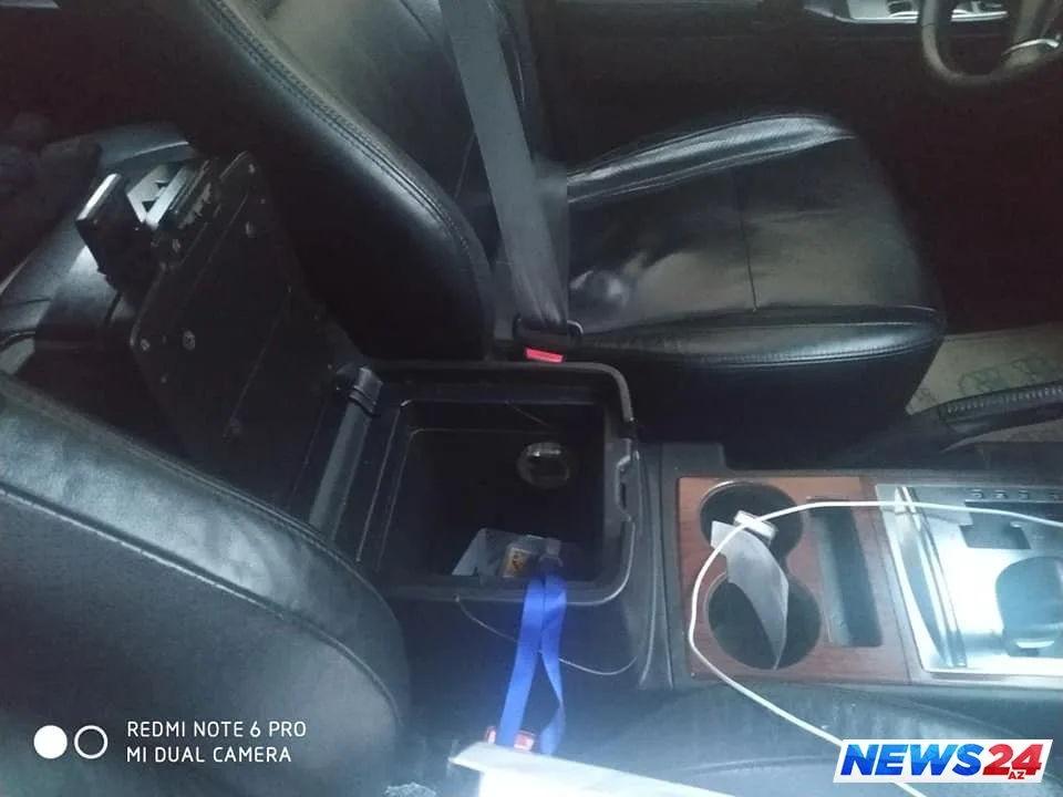 Baş redaktorun avtomobilini qarət etdilər - FOTOLAR