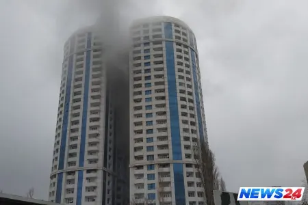 Çoxmərtəbəli binada baş verən yanğının səbəbi məlum olub