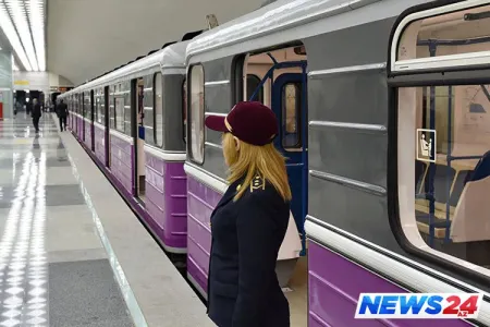 Bu gün “Nəriman Nərimanov”dan “Gənclik”ə gedən qatar 5 dəqiqəyə yaxın tuneldə qalıb