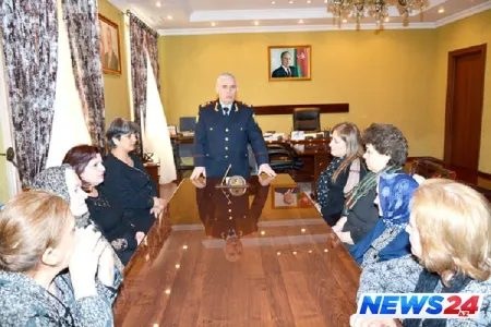 DİN Xocalı soyqırımında şəhid olan polis əməkdaşlarının ailə üzvləri ilə görüş keçirib