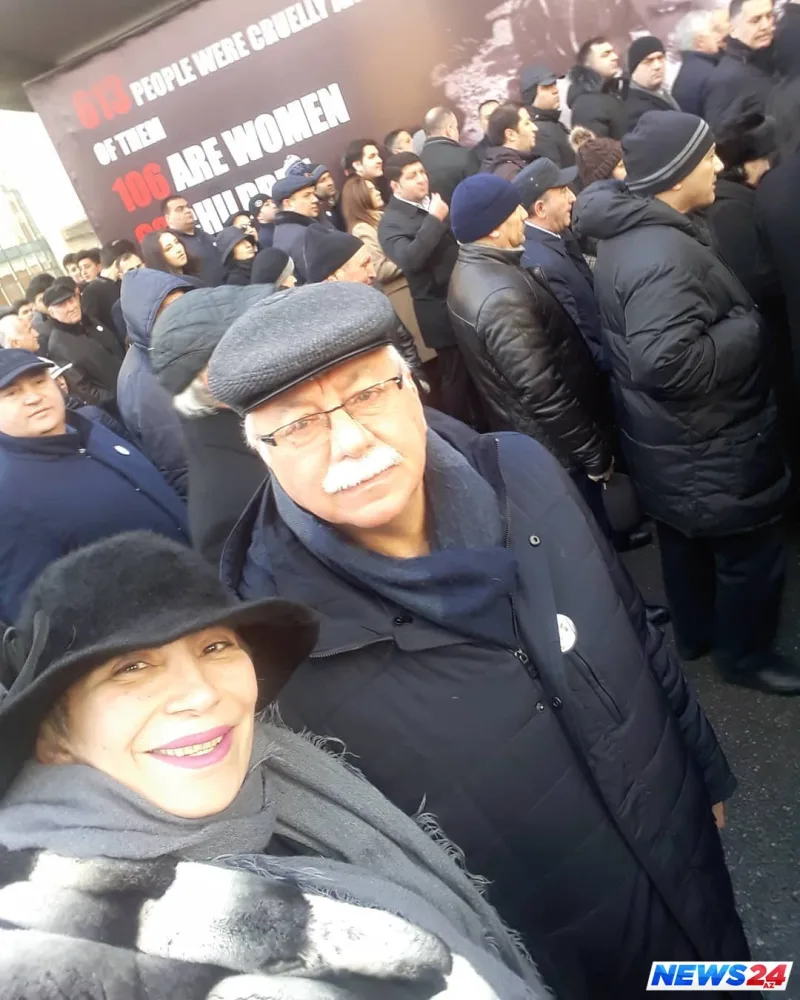 Əməkdar artistdən Xocalı soyqırımına hörmətsizlik - FOTOLAR