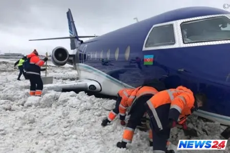 İçərisində azərbaycanlının da olduğu təyyarə qəzaya uğradı - FOTO