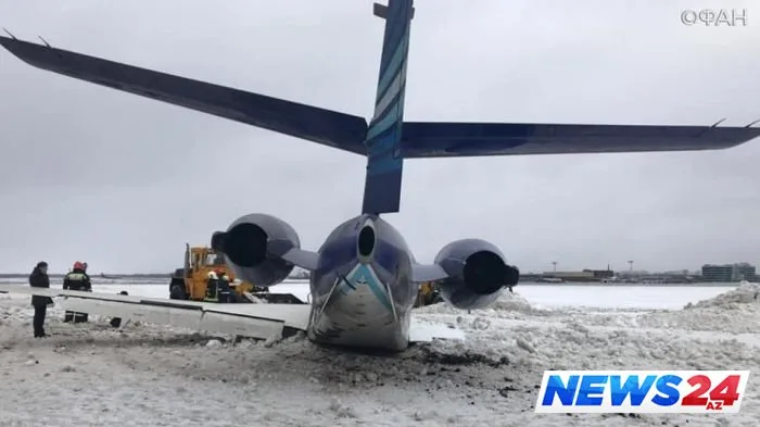 İçərisində azərbaycanlının da olduğu təyyarə qəzaya uğradı - FOTO