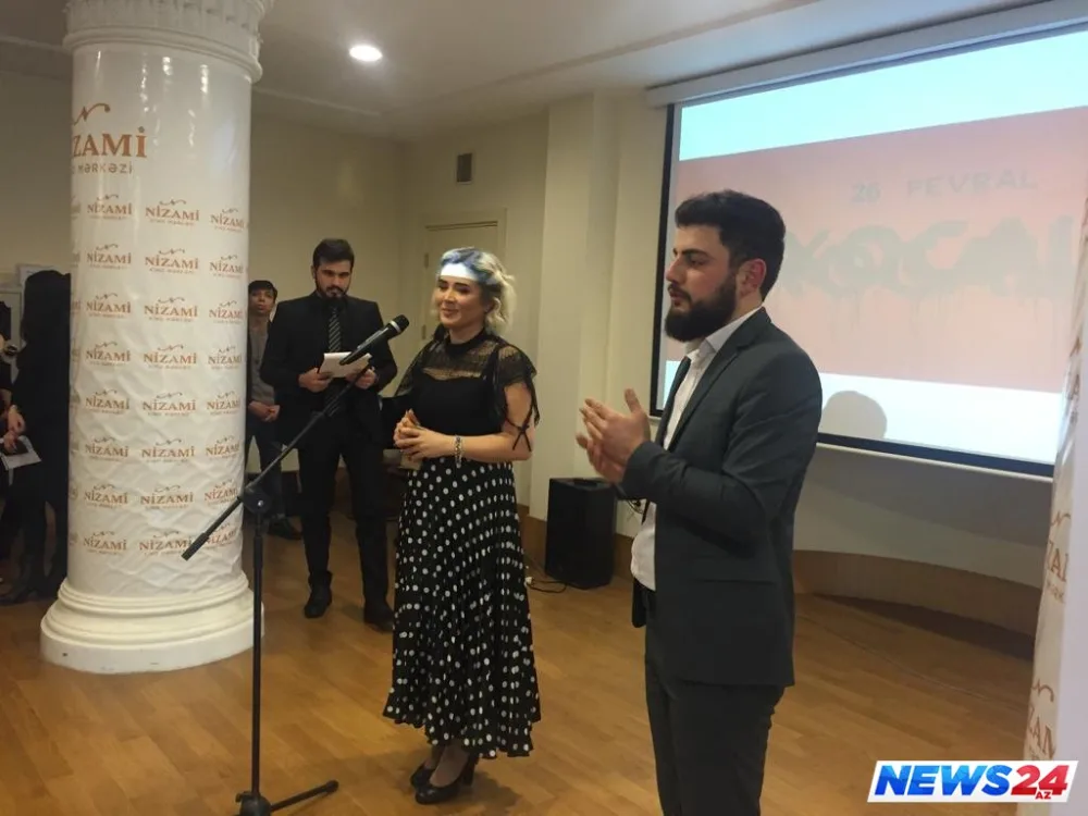 Elnarə Xəlilova "Xocalıya ədalət" istədi - FOTO - VİDEO