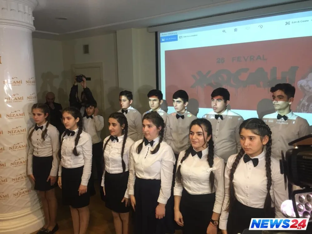 Elnarə Xəlilova "Xocalıya ədalət" istədi - FOTO - VİDEO