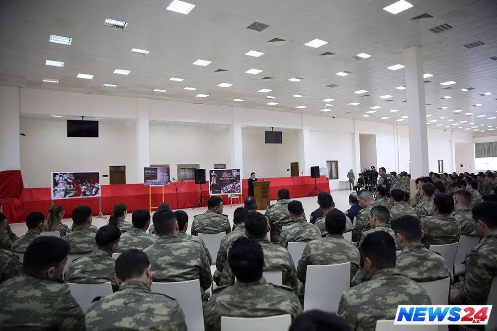 Xocalı soyqırımının 27-ci ildönümü ilə əlaqədar Azərbaycan Ordusunda anım tədbirləri keçirilib