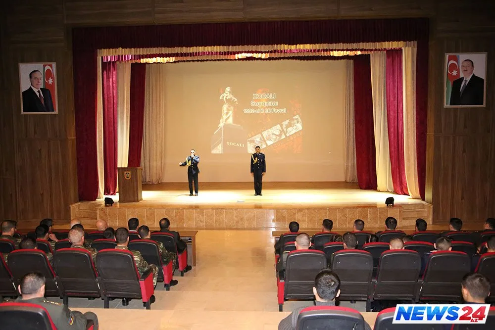 Xocalı soyqırımının 27-ci ildönümü ilə əlaqədar Azərbaycan Ordusunda anım tədbirləri keçirilib