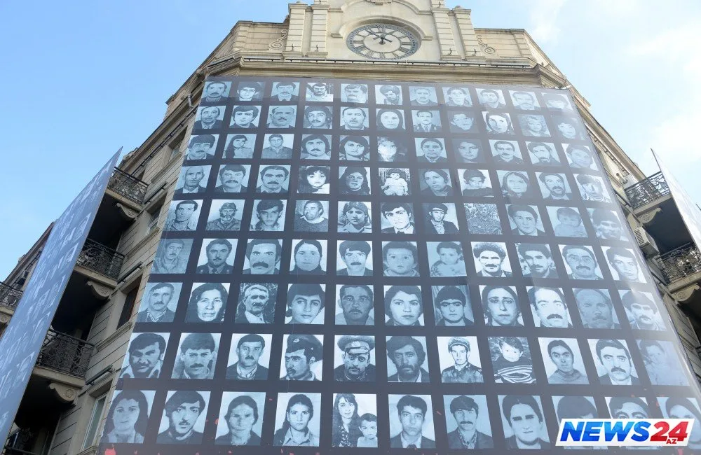 Xocalı soyqırımı ilə əlaqədar yürüşdə 55 mindən çox şəxs iştirak edib - FOTO